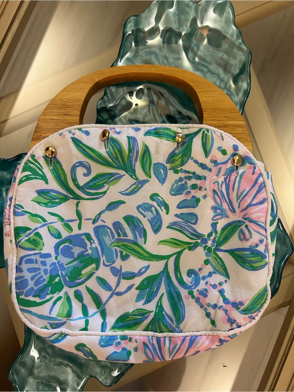Lilly Pulitzer Bermuda Bag with Reversible Cover